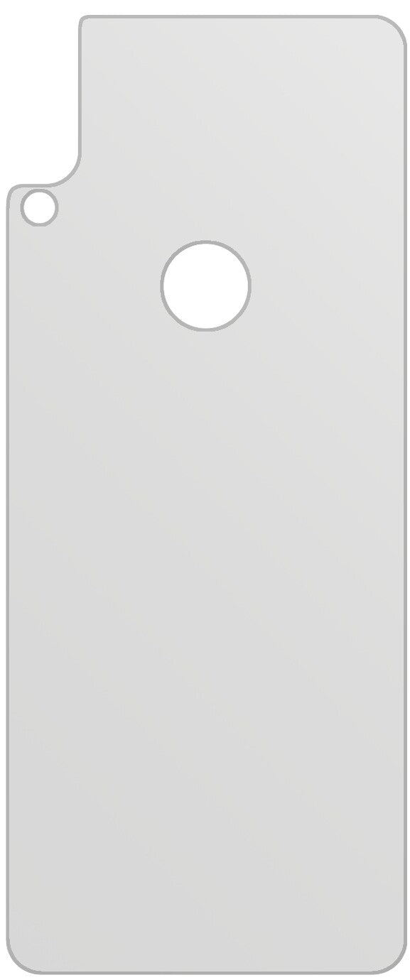 dipos Displayschutz für Xiaomi Mi Play Rückseite, mattierte Oberfläche, geringe Dicke und perfekte Passform