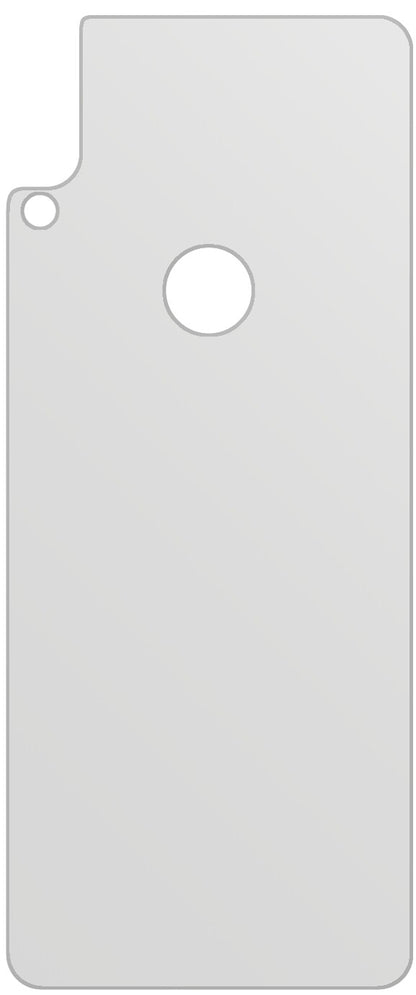 dipos Displayschutz für Xiaomi Mi Play Rückseite, mattierte Oberfläche, geringe Dicke und perfekte Passform