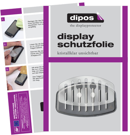 2x Schutzfolie klar für Krups EA 8000 Tropfblech Display-Schutzfolie