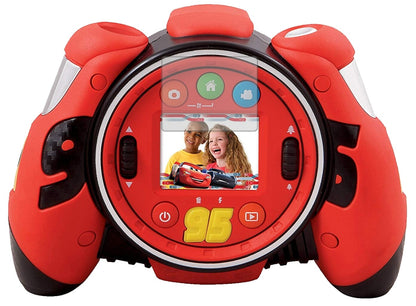 VTechCars 3 Kamera mit aufgebrachter dipos Displayschutzfolie, die lästige Fingerabdrücke minimiert