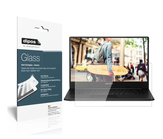 2x 9H Schutzfolie für Medion Akoya E6246 Notebook Panzerfolie