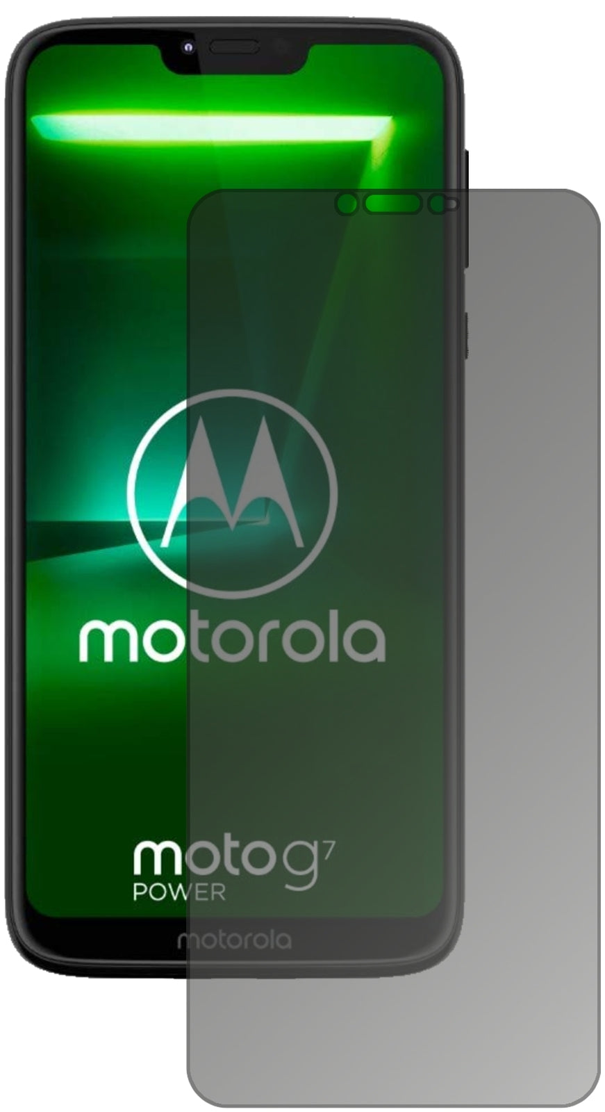 Blickschutzfolie für Motorola Moto G7 Power matt Schutzfolie Privacy
