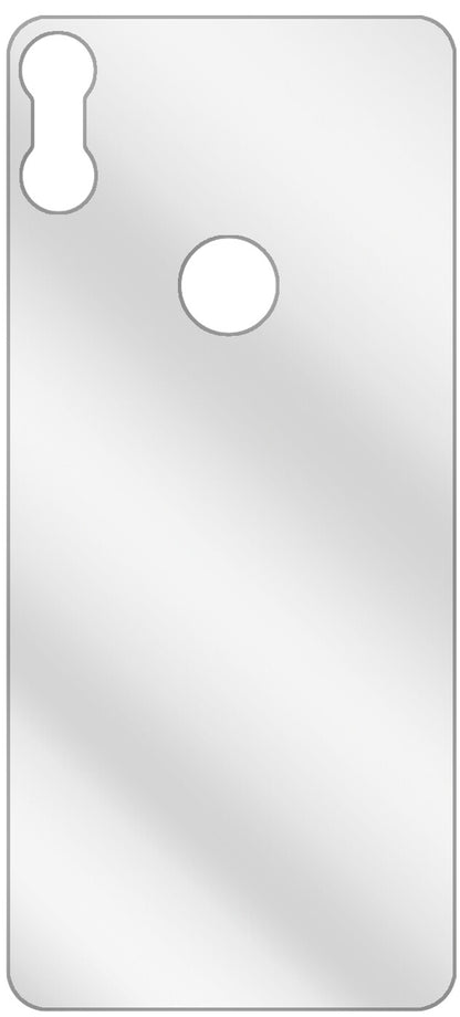 dipos Displayschutz für Motorola One Rückseite, transparente Oberfläche, geringe Dicke und perfekte Passform