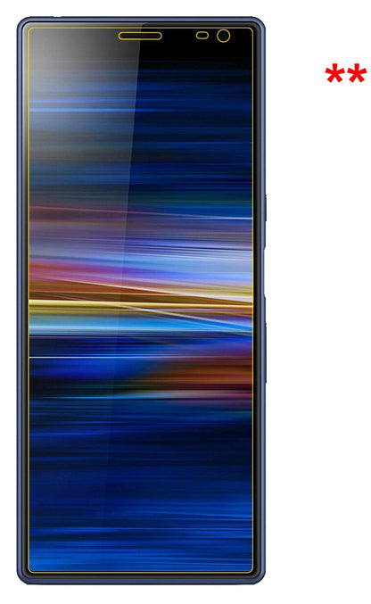 Privatsphäre-Schutz durch Sichtschutz-Folie passend zugeschnitten für Sony Xperia 10 Plus