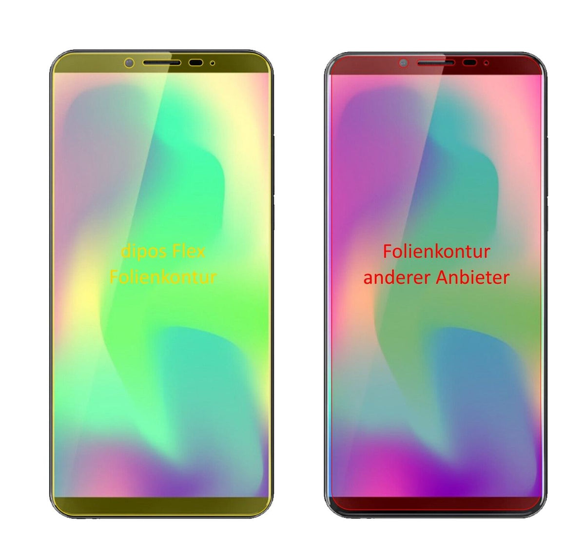 3x 3D Full Cover Schutzfolie für Cubot X19