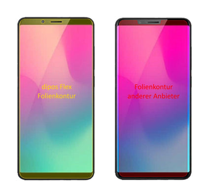 3x 3D Full Cover Schutzfolie für ZTE Nubia M3
