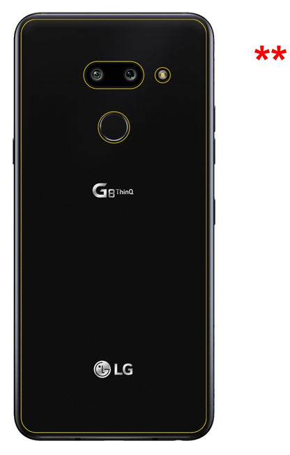 Dünne und klare Folie passend zugeschnitten für LG G8 ThinQ Rückseite