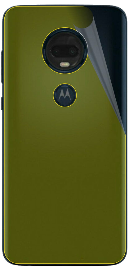3x 3D Full Cover Schutzfolie für Motorola Moto G7 Plus Rückseite