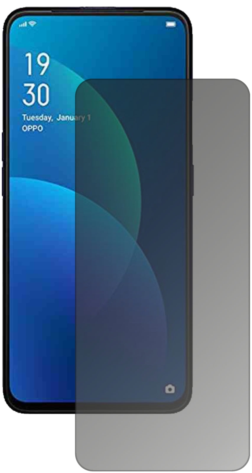 Blickschutzfolie für Oppo F11 matt Schutzfolie Privacy