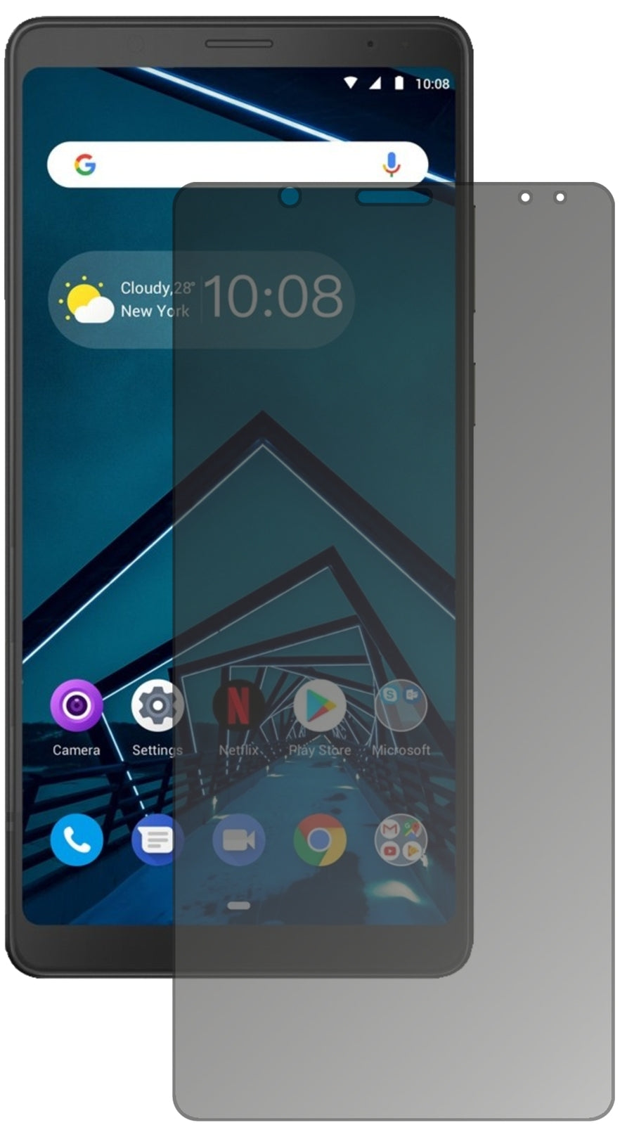 Blickschutzfolie für Lenovo Tab V7 matt Schutzfolie Privacy