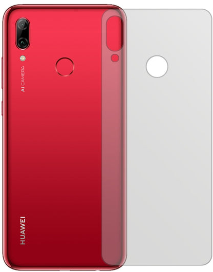HuaweiNova Lite 3 Rückseite mit aufgebrachter dipos Displayschutzfolie, die lästige Fingerabdrücke minimiert