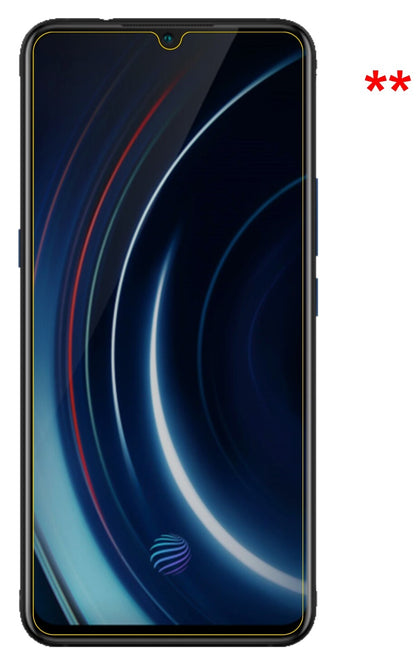 dipos Displayschutz für Vivo IQOO, transparente Oberfläche, perfekte Passform auch für die Rundungen