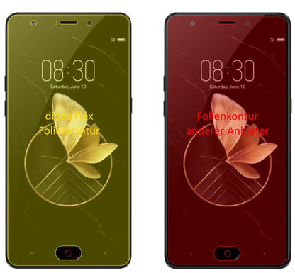 3x 3D Full Cover Schutzfolie für Archos Diamond Gamma