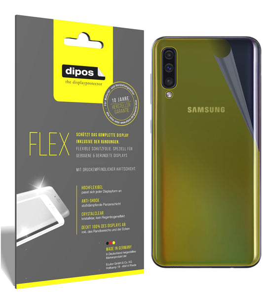 3x 3D Full Cover Schutzfolie für Samsung Galaxy A40 Rückseite