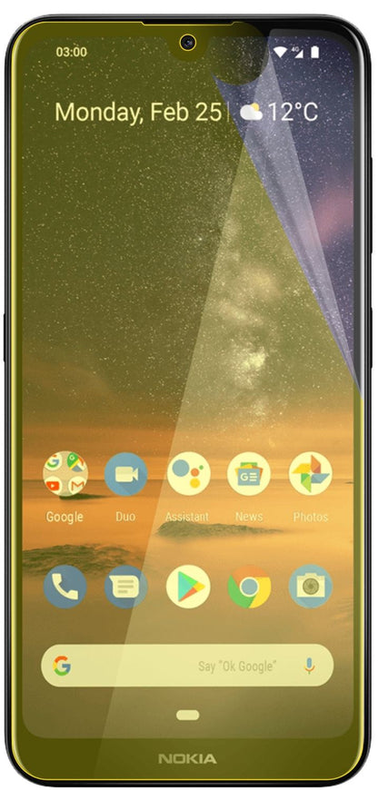 3x 3D Full Cover Schutzfolie für Nokia 46056