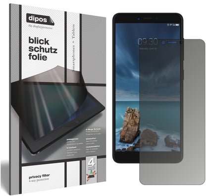 Blickschutzfolie für ZTE Blade A7 Vita matt Schutzfolie Privacy