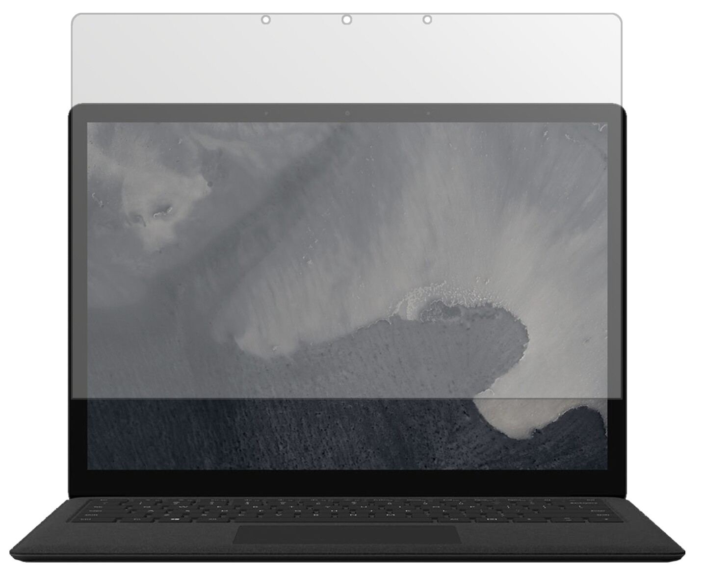 2x Schutzfolie matt für Microsoft Surface Laptop 2 13.5 Zoll Display-Schutzfolie