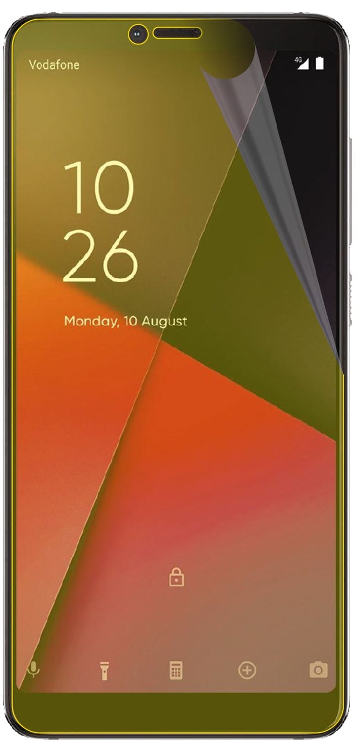 3x 3D Full Cover Schutzfolie für Vodafone Smart X9