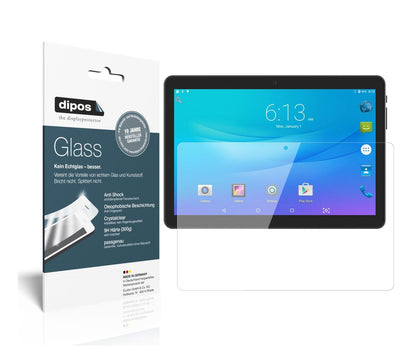 2x 9H Schutzfolie für Lectrus 10.1 Zoll Tablet Panzerfolie
