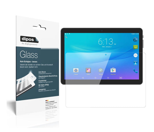 2x 9H Schutzfolie für Lectrus 10.1 Zoll Tablet Panzerfolie