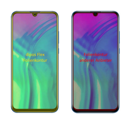 3x 3D Full Cover Schutzfolie für Honor 20i