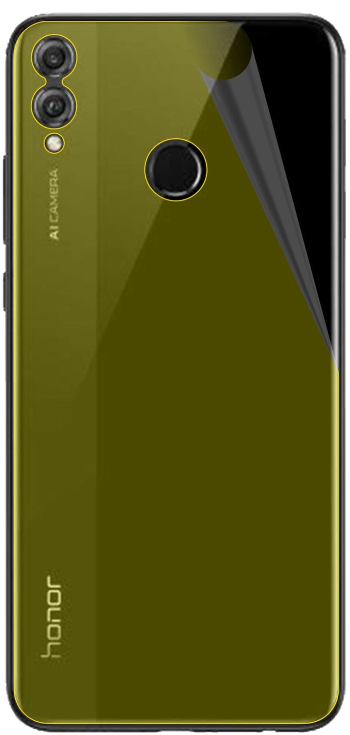 3x 3D Full Cover Schutzfolie für Honor View 10 Lite Rückseite