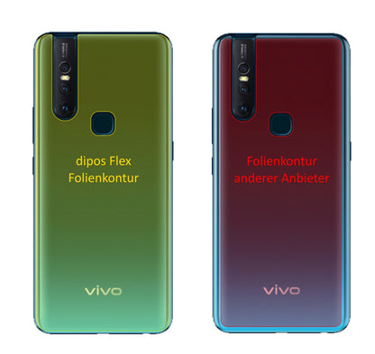 3x 3D Full Cover Schutzfolie für Vivo S1 Rückseite