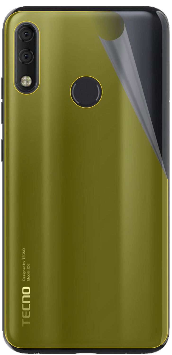 3x 3D Full Cover Schutzfolie für Tecno Camon 11 Pro Rückseite