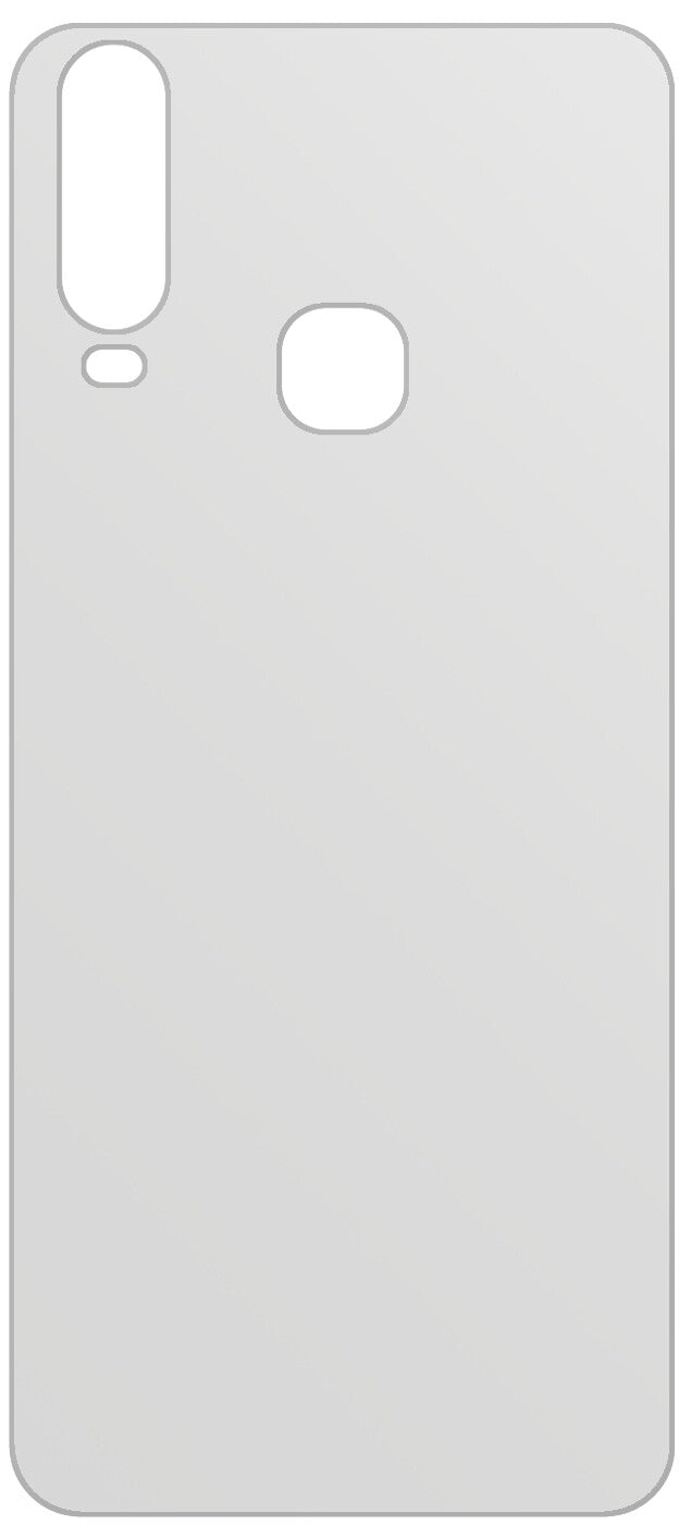 dipos Displayschutz für Vivo Y5 Rückseite, mattierte Oberfläche, geringe Dicke und perfekte Passform