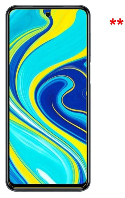2x Schutzfolie klar für Xiaomi Redmi Note 9 Pro Display-Schutzfolie