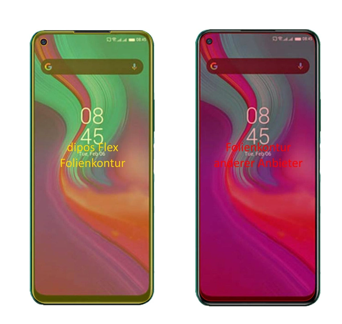 3x 3D Full Cover Schutzfolie für Infinix Note 7