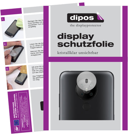 2x Schutzfolie klar für Nokia 5.3 Kameralinse Display-Schutzfolie