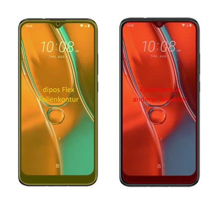 3x 3D Full Cover Schutzfolie für HTC Wildfire E2