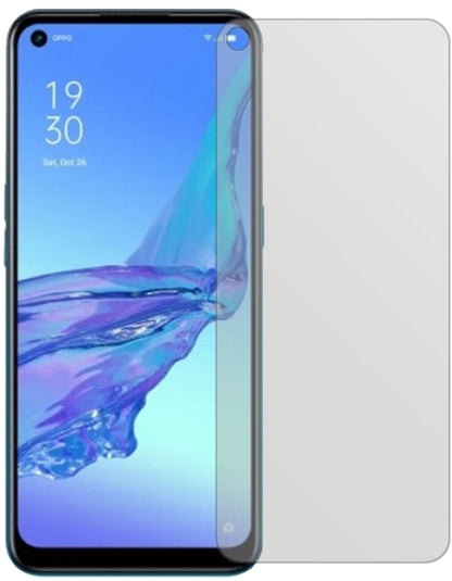 OppoA53 (2020) mit aufgebrachter dipos Displayschutzfolie, die lästige Fingerabdrücke minimiert