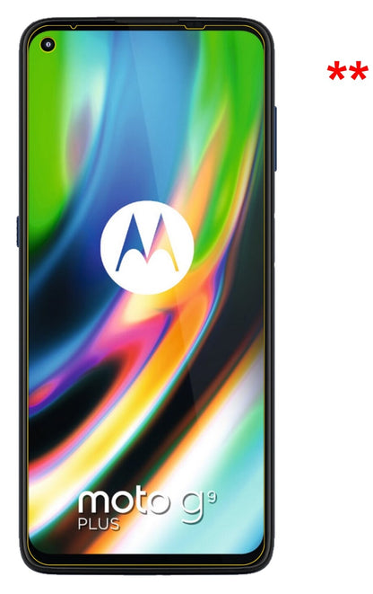 Dünne und klare Folie passend zugeschnitten für Motorola Moto G9 Plus