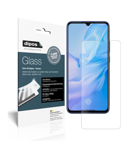 Matte Displayschutzfolie von dipos passend für Vivo Y51 (2020), 9H kratzfest und blasenfrei montiert