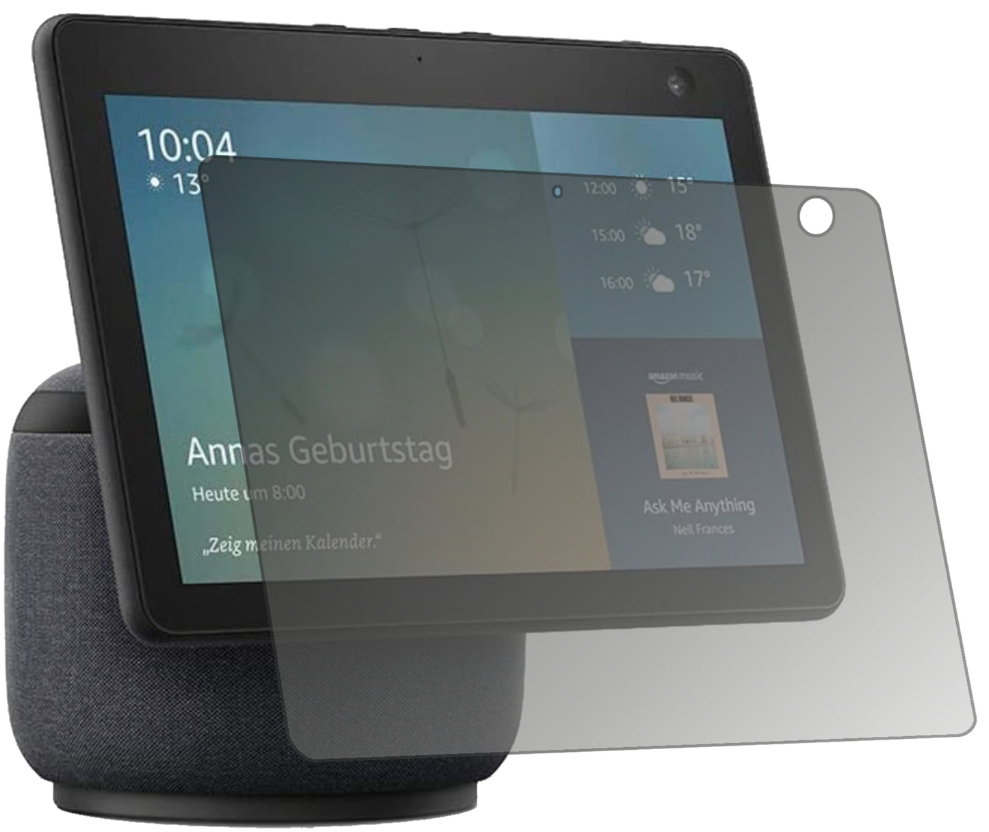 Blickschutzfolie für Amazon Echo Show 10 (3. Generation) matt Schutzfolie Privacy