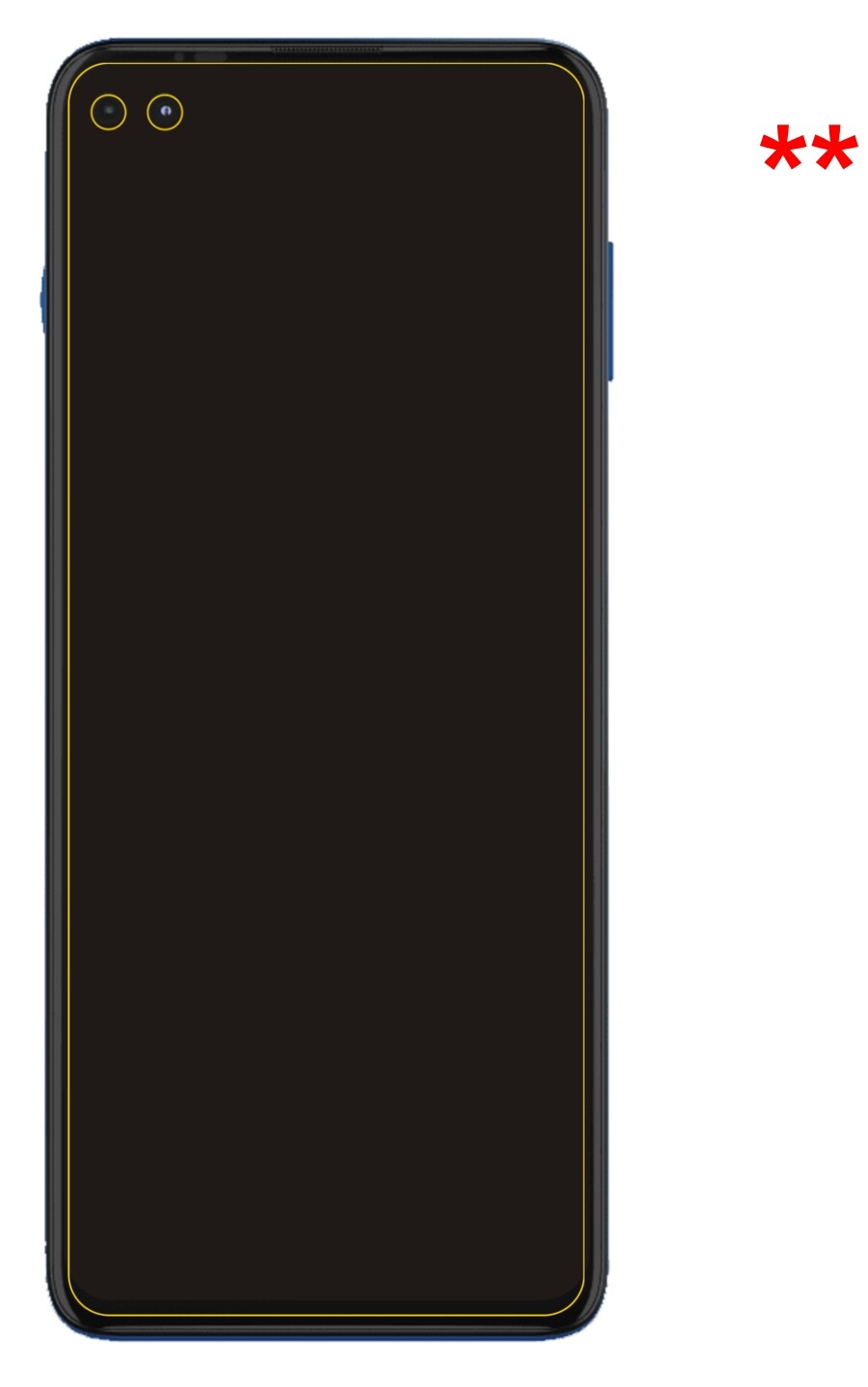 Blickschutzfolie für Motorola Moto G100 matt Schutzfolie Privacy