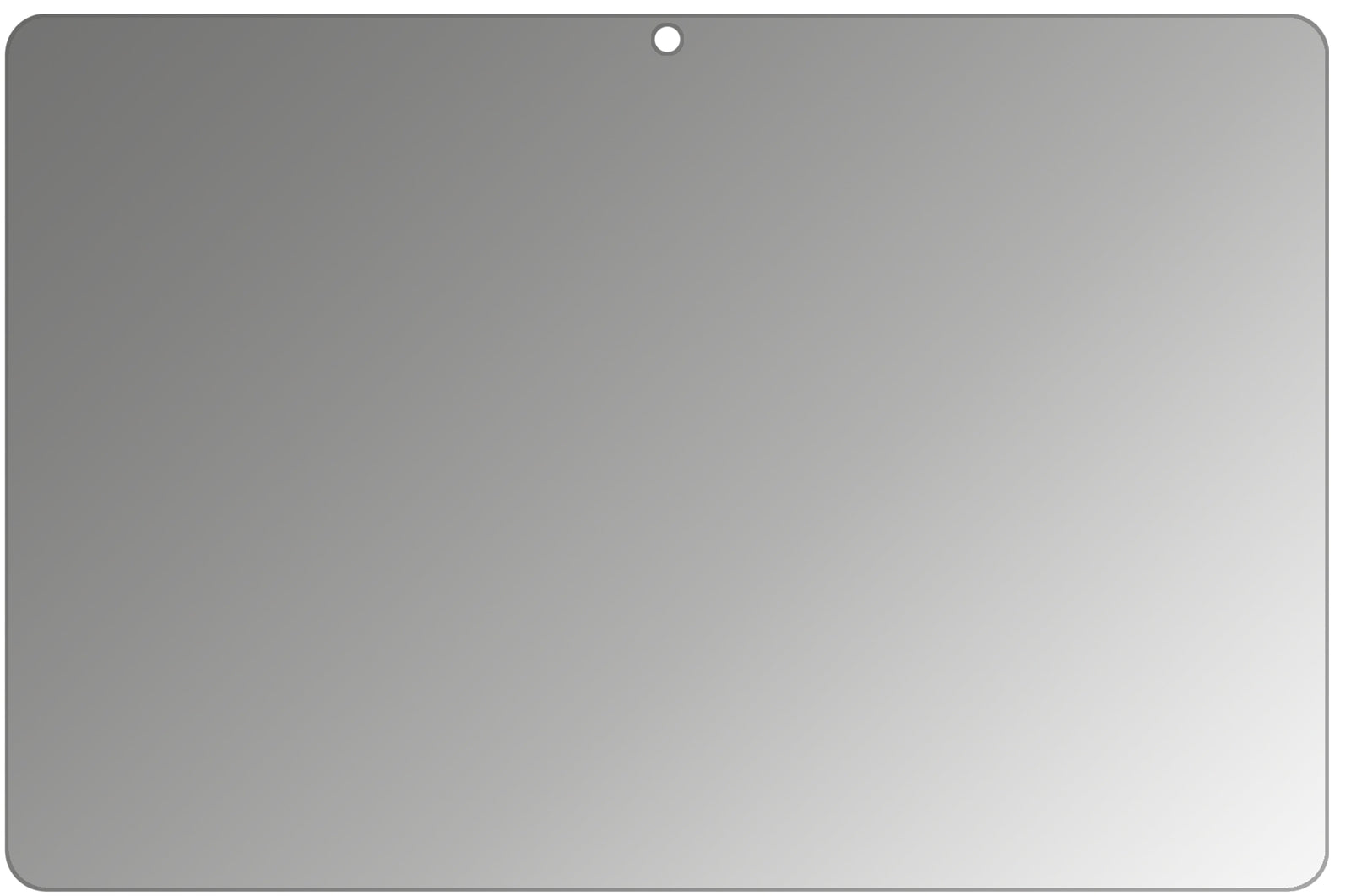 AmazonFire HD 10 (2021) mit aufgebrachtem dipos Displayschutz, der seitliche Einblicke blockiert