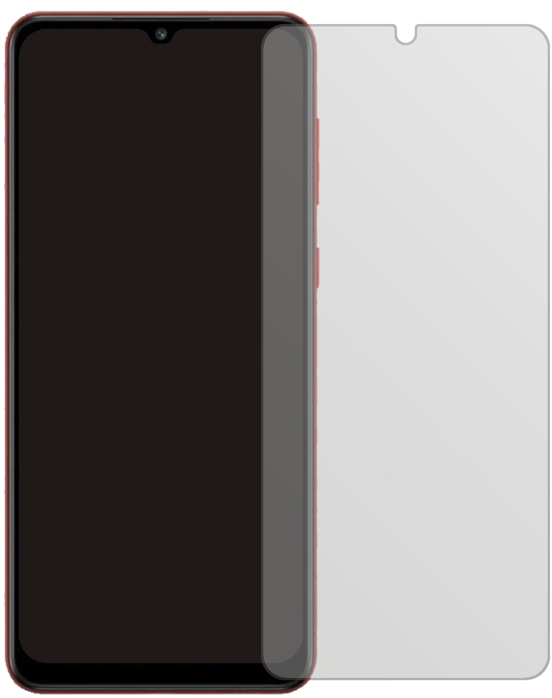6x Schutzfolie matt für Samsung Galaxy F02s Display-Schutzfolie
