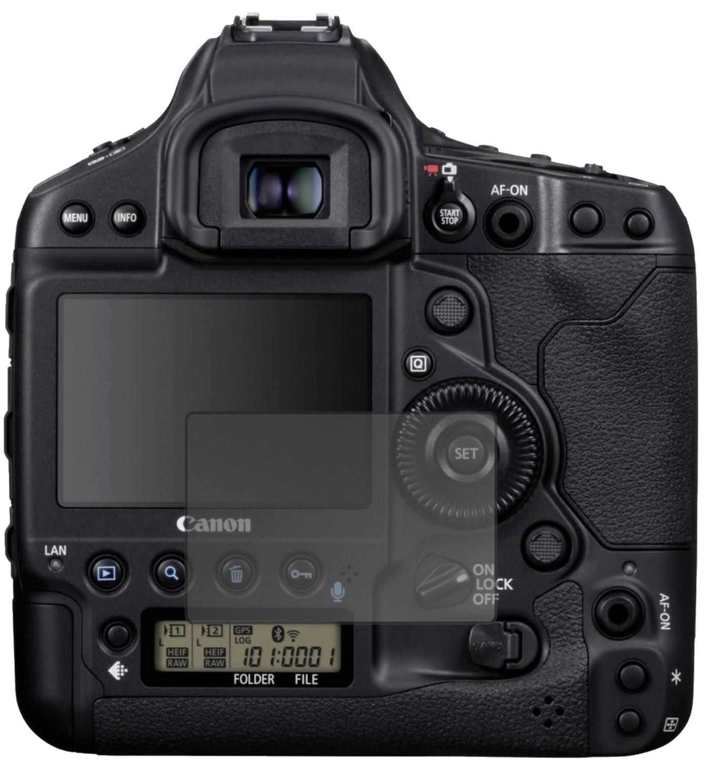 Blickschutzfolie für Canon Eos 1D matt Schutzfolie Privacy