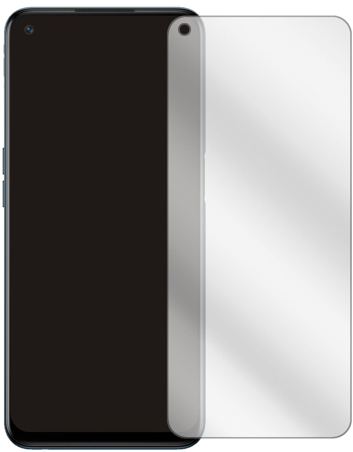 2x Schutzfolie klar für OnePlus Nord N200 5G Display-Schutzfolie