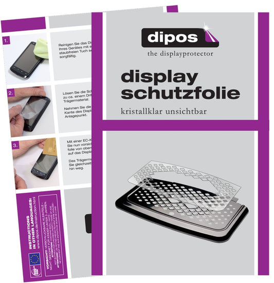 2x Schutzfolie klar für Philips EP5444/90 Tropfblech Display-Schutzfolie