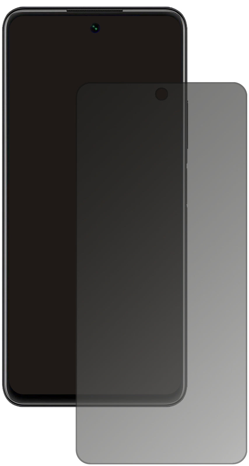 Blickschutzfolie für Huawei P Smart (2021) matt Schutzfolie Privacy
