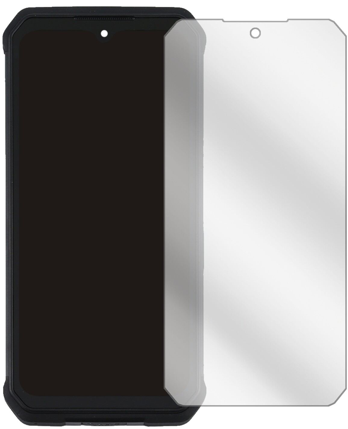 2x Schutzfolie klar für Ulefone Armor 9 Display-Schutzfolie
