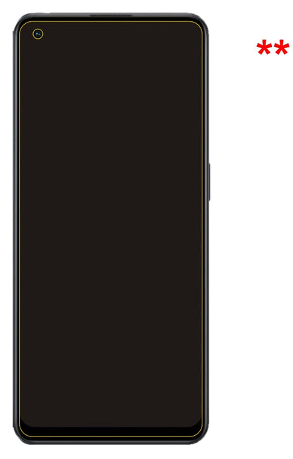 Privatsphäre-Schutz durch Sichtschutz-Folie passend zugeschnitten für Oppo A96 5G