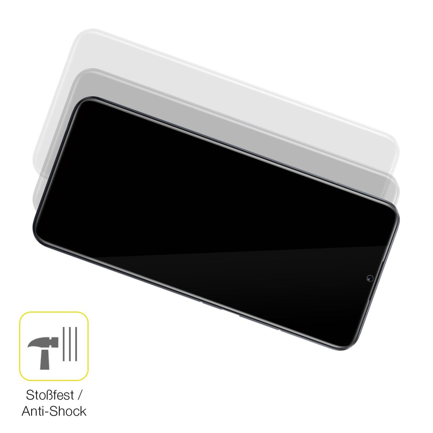 2x 3D Full Cover Schutzfolie für Realme Narzo 50i Prime