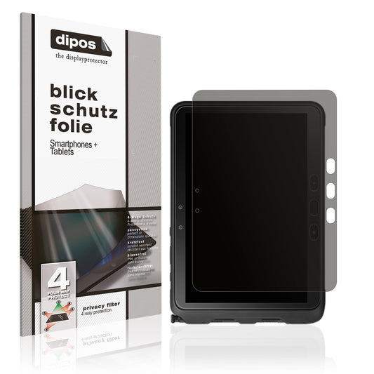 Blickschutzfolie für Samsung Galaxy Tab Active 4 Pro matt Schutzfolie Privacy