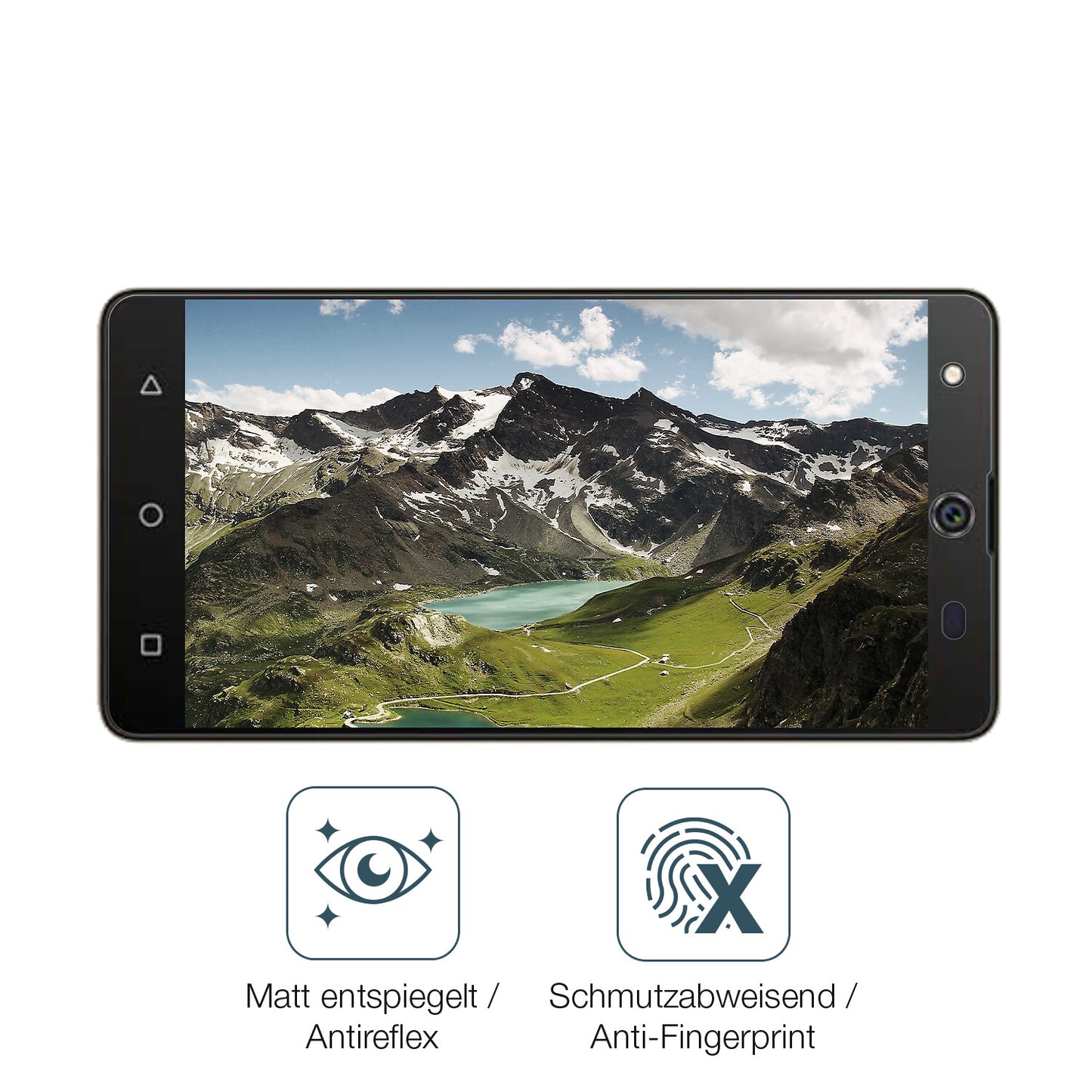 9H Hartbeschichtete, flexible Folie passend zugeschnitten für Symphony i10
