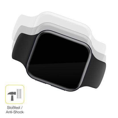 2x 3D Full Cover Schutzfolie für OPPO Watch 3